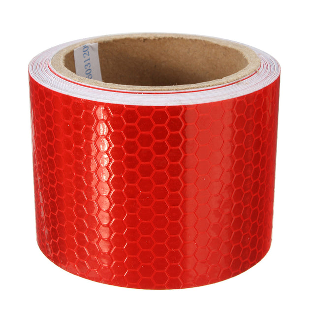 Highly reflective red tape for drones, designed to deter bird attacks in South Africa.