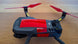 DJI drone featuring Anti Bird Attack Highly Reflective Tape in red for enhanced protection against birds.