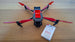 Anti Bird Tape on drone with red propellers, showcasing enhanced protection against bird attacks.
