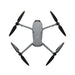 DJI Air 3S drone with four propellers, designed for travel photography, showcasing its sleek gray design.