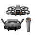 DJI Avata 2 FPV drone with controller and goggles, featuring enhanced imaging and safety features.