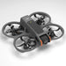 DJI Avata 2 drone with black propellers, designed for low-noise operation and improved flight performance.