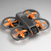 DJI Avata 2 drone with orange STEALTH upgrade propellers, designed for low-noise and enhanced performance.