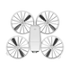 DJI Flip drone displaying a sleek, compact design with four propellers, ideal for vlogging and easy outdoor use.