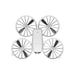 DJI Flip drone with a compact design and four propellers, ideal for vlogging and outdoor photography.