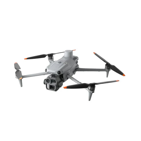 DJI Matrice 4E drone for surveying and mapping with four propellers and high-performance sensors.