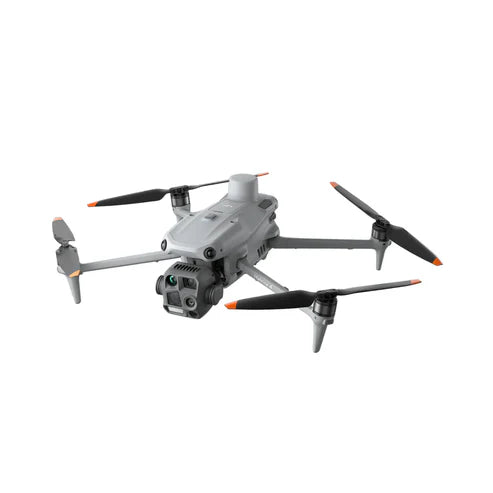 DJI Matrice 4T thermal drone with four propellers, designed for critical industrial operations.