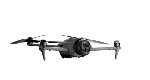 DJI Mavic 4 Pro drone with Infinity Gimbal, capturing stunning aerial shots and 360° rotation.