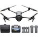 DJI Mavic 4 Pro Fly More Combo drone with accessories including remote control, batteries, and bag.