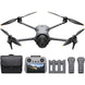 DJI Mavic 4 Pro Fly More Combo drone with accessories including remote control, batteries, and bag.