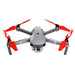 DJI Mavic Pro drone with red STEALTH upgrade propellers for improved efficiency and quiet operation.