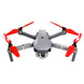 DJI Mavic Pro drone with red STEALTH upgrade propellers for improved efficiency and quiet operation.