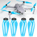 DJI Mavic Pro drone with blue STEALTH upgrade propellers, enhancing flight efficiency and reducing noise.
