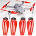DJI Mavic Pro drone with red STEALTH upgrade propellers set, showcasing longer flight time and low-noise operation.