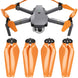DJI Mavic Pro drone with four orange STEALTH upgrade propellers for enhanced flight performance and noise reduction.