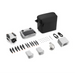 DJI Mini 3 Flymore Combo components including drone, controller, propellers, battery, and carrying case.