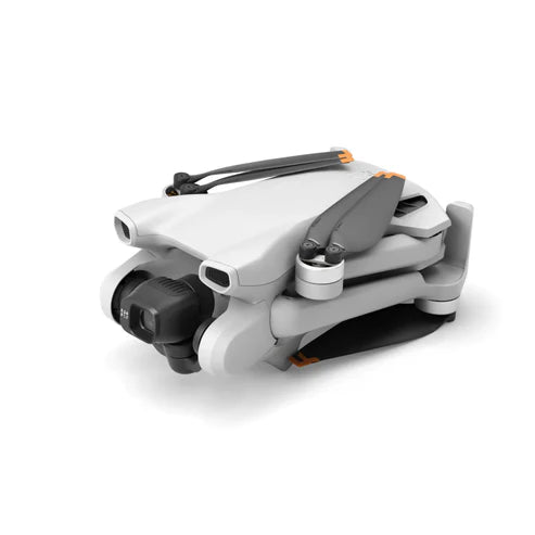 DJI Mini 3 Flymore Combo compact folded drone design with camera and propellers, perfect for outdoor adventures.