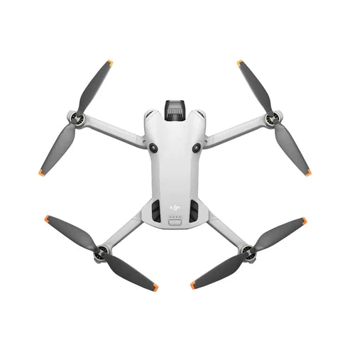 DJI Mini 4 Pro drone with four propellers, showcasing its advanced design and features.