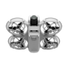 DJI Neo Drone top view showing compact design and advanced camera features for indoor and outdoor use.