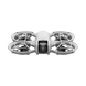 DJI Neo Drone in gray color, compact design with four propellers and built-in camera for indoor and outdoor use.