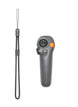 DJI remote controller with strap designed for the DJI Neo drone, featuring a compact design and user-friendly controls.