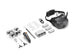 DJI Neo Motion Fly More Combo with drone, controller, batteries, and headset components arranged on a surface.