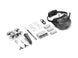 DJI Neo Motion Fly More Combo with drone, controller, batteries, and headset components arranged on a surface.