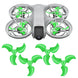 DJI Neo Stealth Upgrade Propellers - x4 green, designed for silent and efficient drone flight.