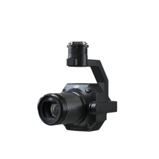 DJI Zenmuse P1 camera with 3-axis gimbal for precision aerial imagery and photogrammetry applications.