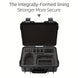 DJI Mavic Mini 3/4 hard carry case interior view showcasing integrally-formed lining for added protection.