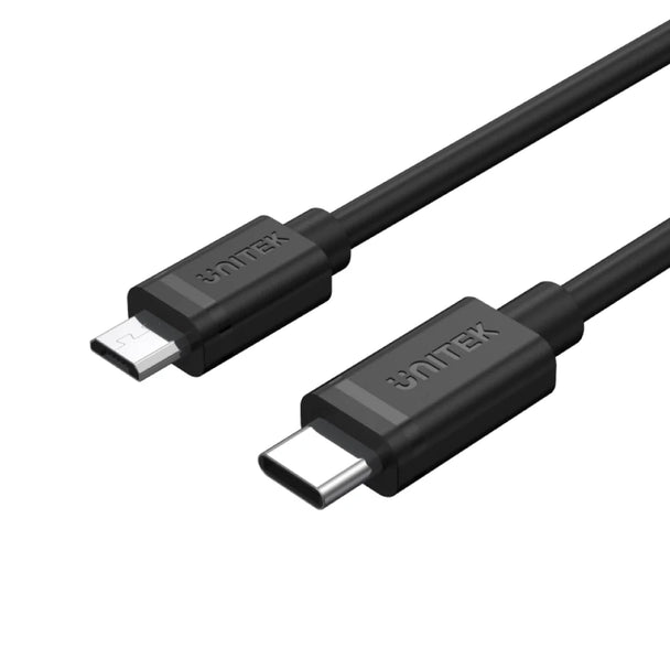Remote controller cable for DJI drones, featuring USB-C and Micro USB connectors for versatile connectivity.